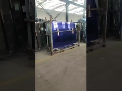 vidro refletor azul escuro