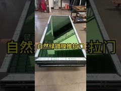 vidro refletor verde escuro