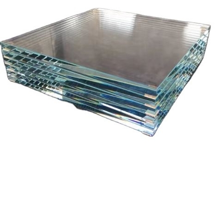 Temperamento de vidro flutuante plano de 4 mm extra-claro para parede de vedação
