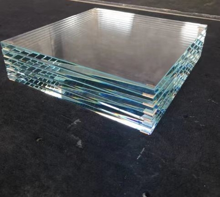 Folha laminada de vidro flutuante ultra transparente espelho temperado 2 mm 3 mm 12 mm