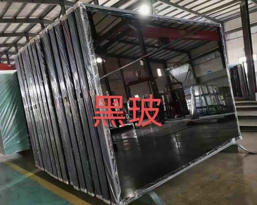 Fabrica profissional personalizada protetor tingido preto cinza brutoRaw 4ft x 8ft folhas de vidro simples para tijolo auto teto solar