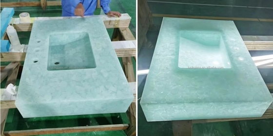 Técnica de vidro de jade de borda plana Refletividade 8,0%