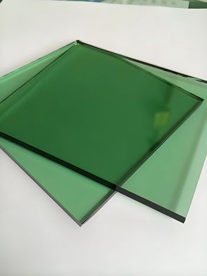 French Green Float Glass 5mm–10mm for Building Facade and Partition